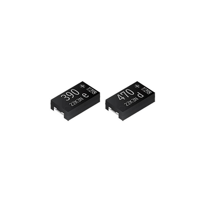 10 pcs : EEF-KX0E221RE - CAP ALUM POLY 220UF 20% 2.5V SMD