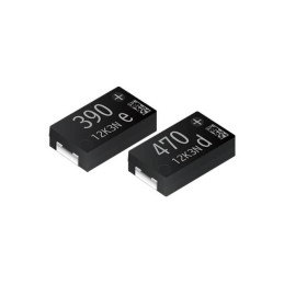 10 pcs : EEF-JX0G221RF - CAP ALUM POLY 220UF 20% 4V SMD