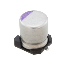 10 pcs : 16SVP22M - CAP ALUM POLY 22UF 20% 16V SMD