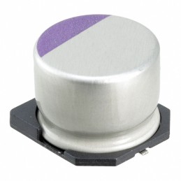 10 pcs : 25SVP22M - CAP ALUM POLY 22UF 20% 25V SMD