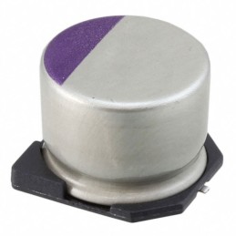 10 pcs : 25SVP22M - CAP ALUM POLY 22UF 20% 25V SMD