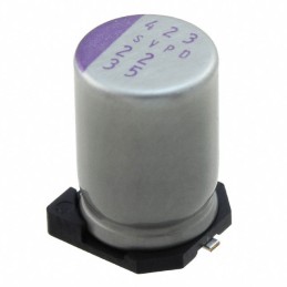 10 pcs : 35SVPD22M - CAP ALUM POLY 22UF 20% 35V SMD