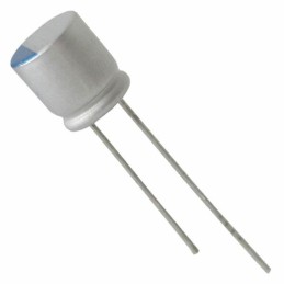 10 pcs : PLV1J220MCL1 - CAP ALUM POLY 22UF 20% 63V T/H