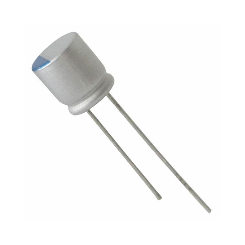 10 pcs : PLV1J220MCL1 - CAP ALUM POLY 22UF 20% 63V T/H