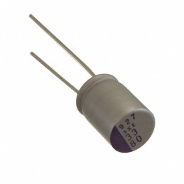 10 pcs : 63SXE39MX - CAP ALUM POLY 39UF 20% 63V T/H