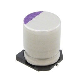 10 pcs : 16SVPE470M - CAP ALUM POLY 470UF 20% 16V SMD