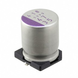 10 pcs : 35SVPD47M - CAP ALUM POLY 47UF 20% 35V SMD