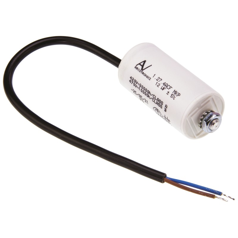 86 pcs - KEMET C27 Metallised Polypropylene Film Capacitor, 470V ac, ±5%, 12μF, Chassis Mount