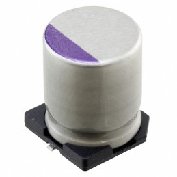 10 pcs : 25SVP56M - CAP ALUM POLY 56UF 20% 25V SMD