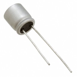10 pcs : PLX1E820MCL1TD - CAP ALUM POLY 82UF 20% 25V T/H
