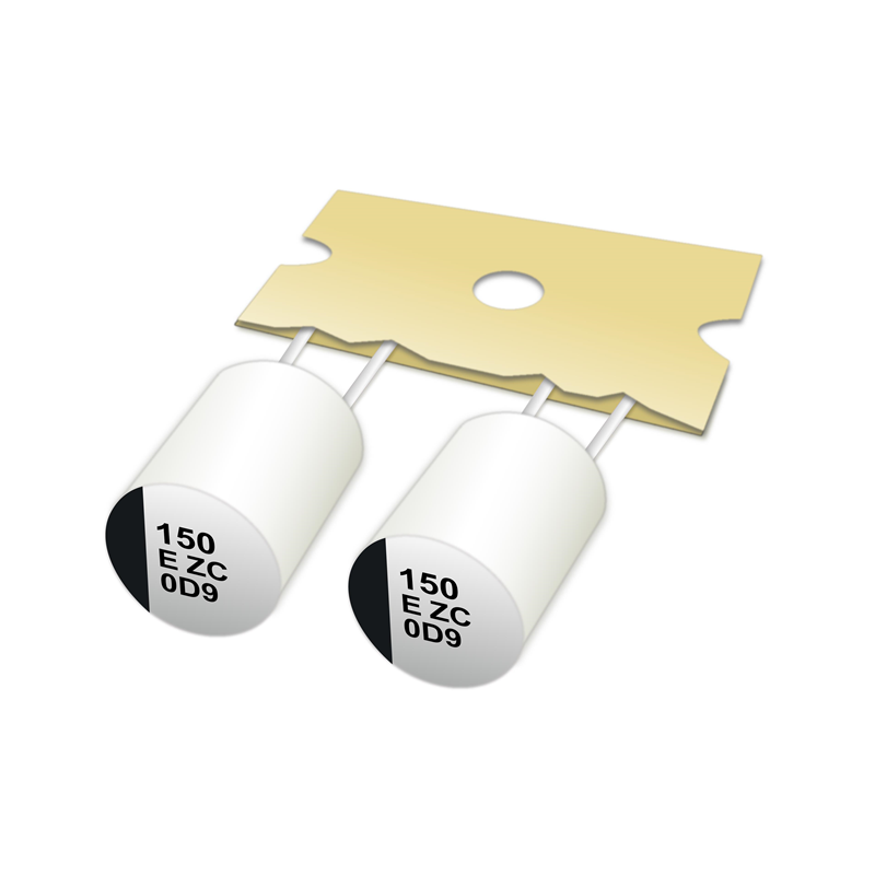 10 pcs : EEH-AZC1E221B - CAP ALUM POLY HYB 220UF 25V T/H