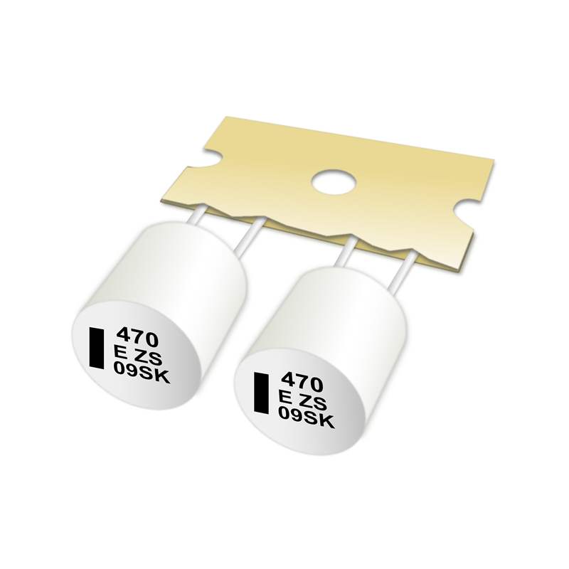 10 pcs : EEH-AZS1E471B - CAP ALUM POLY HYB 470UF 25V T/H