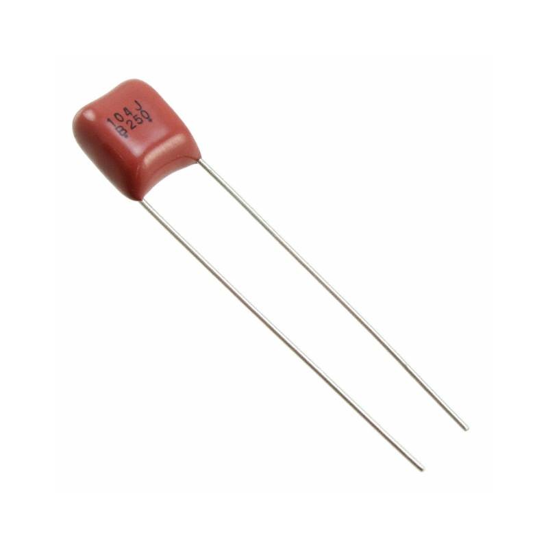 10 pcs : ECQ-E2104JB - CAP FILM 0.1UF 5% 250VDC RADIAL