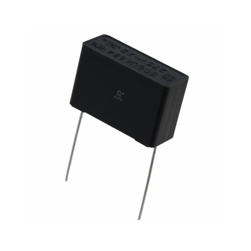 10 pcs : ECQ-UAAF684M - CAP FILM 0.68UF 20% 275VAC RAD