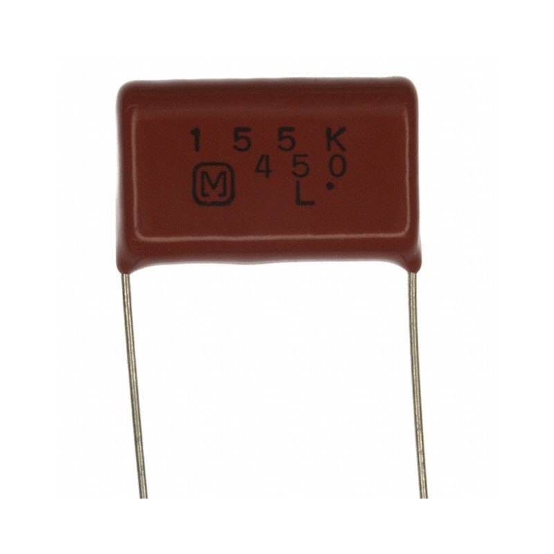 10 pcs : ECQ-E2W155KH - CAP FILM 1.5UF 10% 450VDC RADIAL