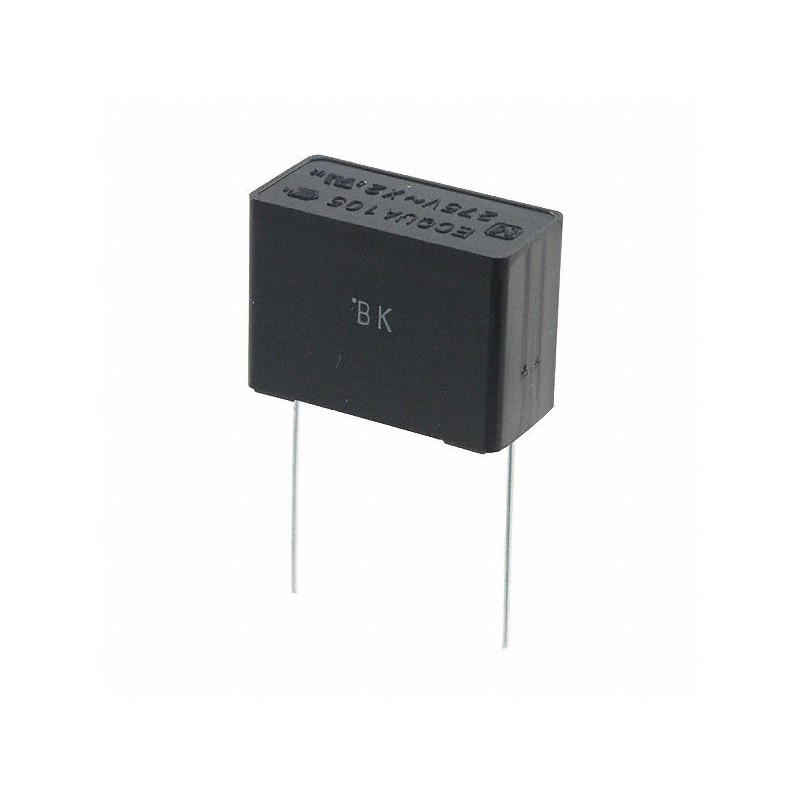 10 pcs : ECQ-UAAF105K - CAP FILM 1UF 10% 275VAC RADIAL