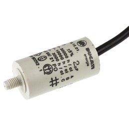 125 pcs - Ducati Energia 4.16.15 Polypropylene Film Capacitor, 400 - 500V ac, ±5%, 2μF, Stud Mount