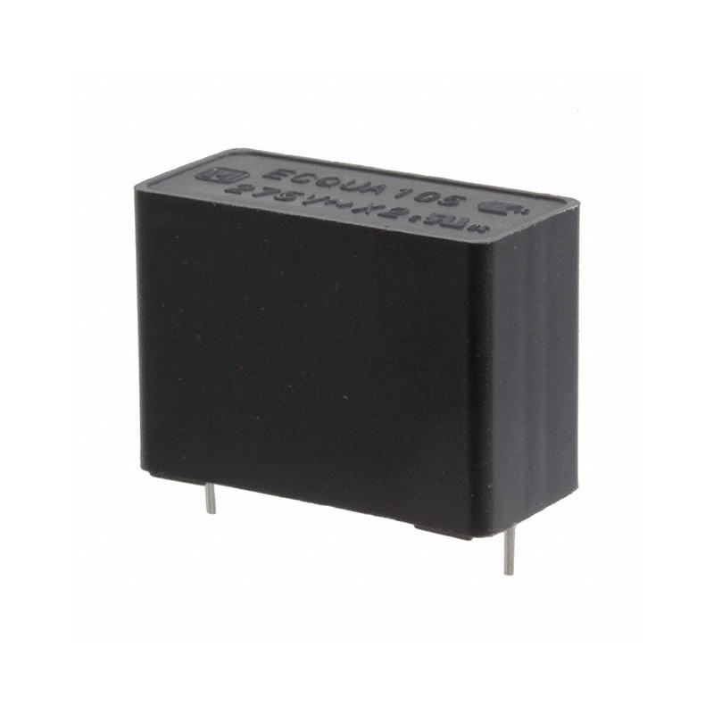 10 pcs : ECQ-UAAF105SA - CAP FILM 1UF 20% 275VAC RAD