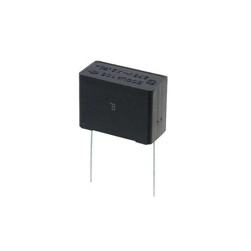 10 pcs : ECQ-UAAF105M - CAP FILM 1UF 20% 275VAC RADIAL