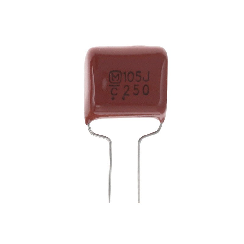10 pcs : ECQ-E2105JB3 - CAP FILM 1UF 5% 250VDC RADIAL