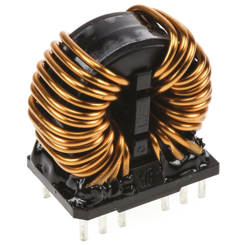 24 pcs - Wurth 2.5 mH -30 - +50% Nano Crystalline Common Mode Choke, Max SRF:300MHz, 25A Idc, 2.2mΩ Rdc 250 V ac, WE-CMBNC