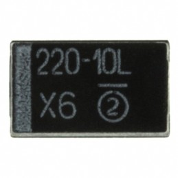 10 pcs : 593D227X0010E2TE3 - CAP TANT 220UF 20% 10V 2917