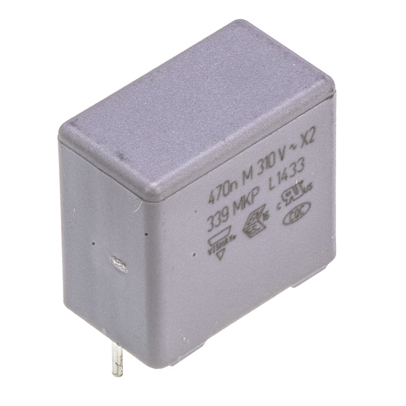 500 pcs - Vishay MKP 339 Polypropylene Film Capacitor, 310V ac, ±20%, 470nF, Through Hole