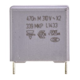 500 pcs - Vishay MKP 339 Polypropylene Film Capacitor, 310V ac, ±20%, 470nF, Through Hole