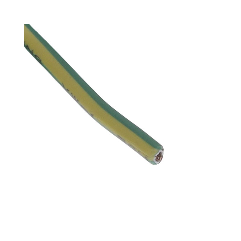 10 pcs : 11047-22-1-0500-011-1-TS - HK-UP STD 22AWG GRN/YEL FEET