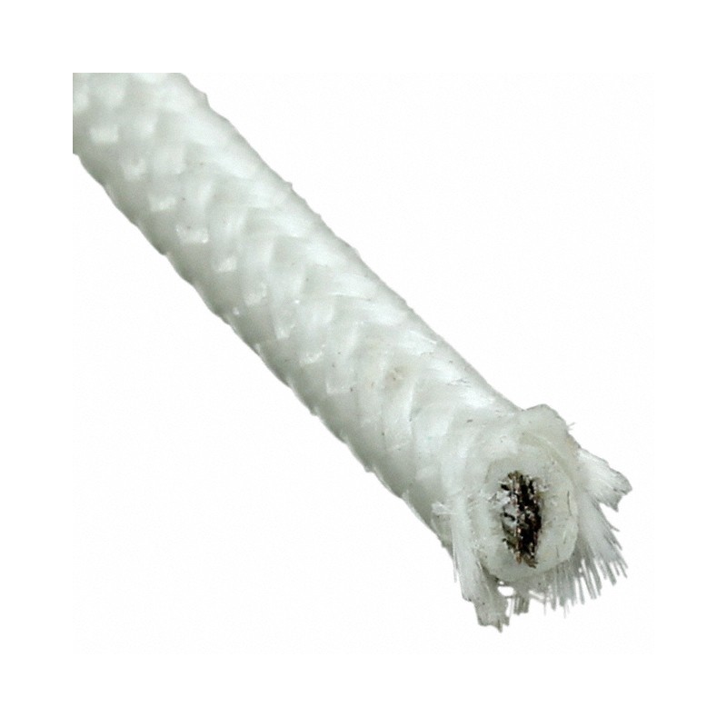 10 pcs : 3122-26-1-0500-002-1-TS - HOOK-UP STRND 26AWG WHT FEET