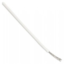 10 pcs : 3321-18-1-0500-002-1-TS - HOOK-UP STRND 18AWG WHT FOOT