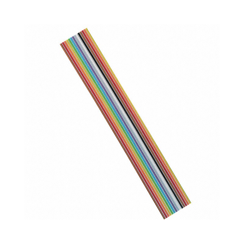 10 pcs : AWG28-14/F/300 - CBL RIBN 14COND 0.05 MLT FOOT