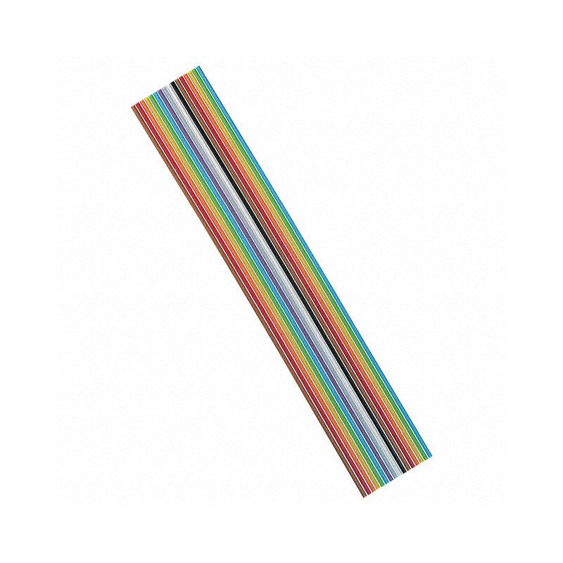 10 pcs : AWG28-16/F/300 - CBL RIBN 16COND 0.05 MLT FOOT