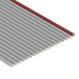 10 pcs : 3801/18 100 - CBL RIBN 18COND 0.05 GRAY FOOT