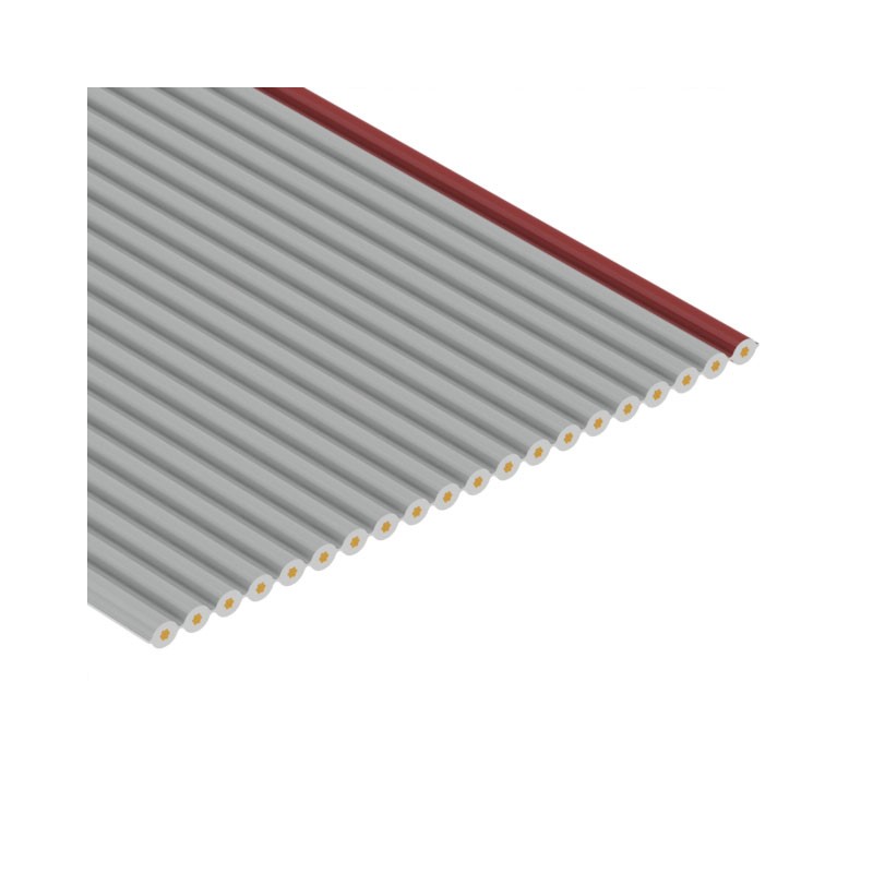 10 pcs : 3801/20 100 - CBL RIBN 20COND 0.05 GRAY FOOT