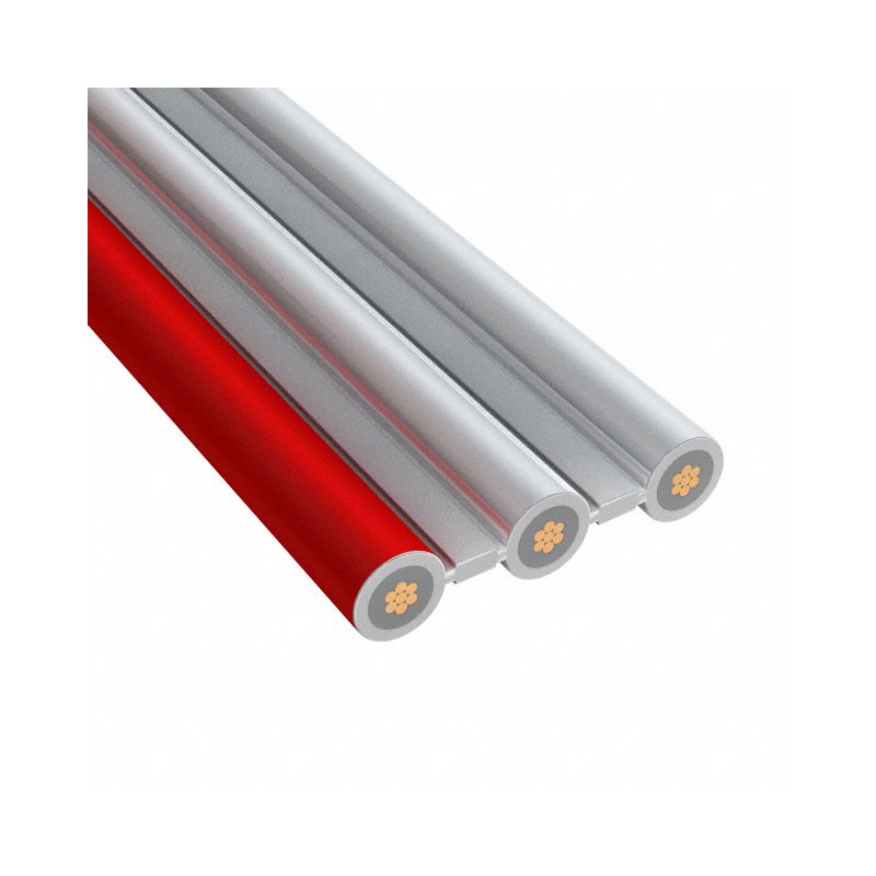 10 pcs : 8125/03 - CBL RIBN 3COND 0.1 GRAY FOOT