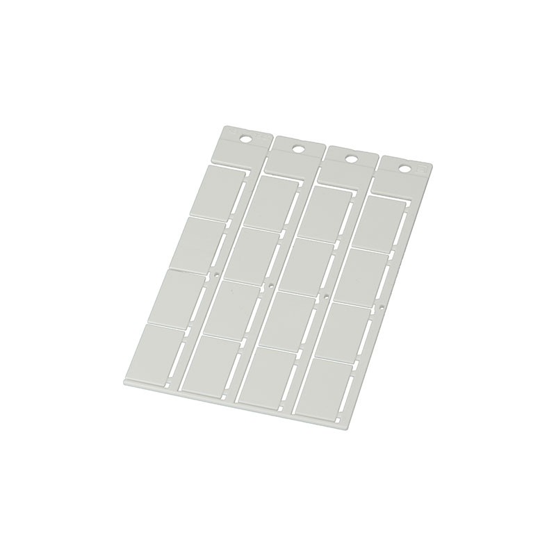 10 pcs : 86361010 - WIRE MARKR SLIP-ON 15MMX27MM WHT