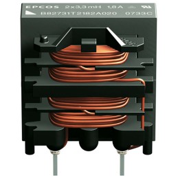 576 pcs - EPCOS 39 mH -30 - +50% Ferrite Power Line Choke, Max SRF:10kHz, 550mA Idc, 2.2Ω Rdc 250 V ac, B82731T