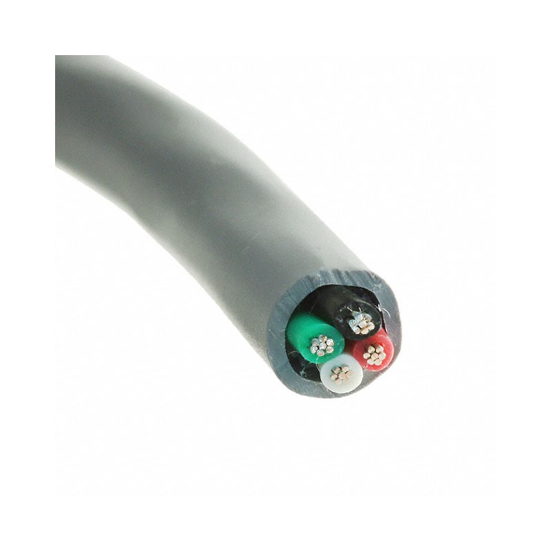 10 pcs : 5014C SL013 - CABLE 4COND 24AWG SLATE FEET