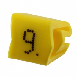 10 pcs : 0800462:0009 - WIRE MARKER SLIP-ON YELLOW