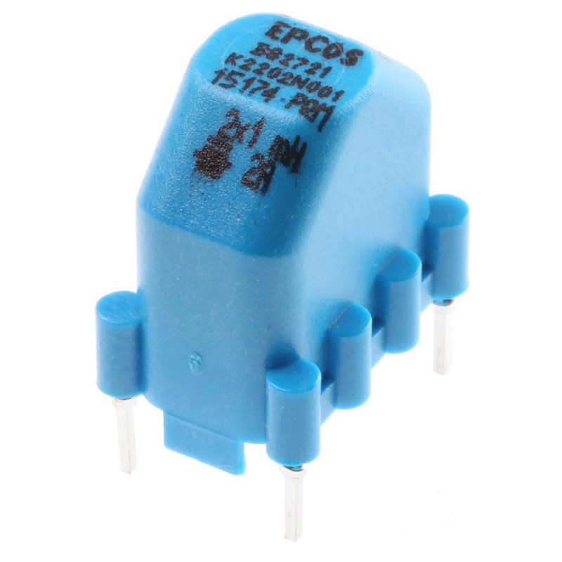 720 pcs - EPCOS 1 mH ±30% Ferrite Power Line Choke, 2A Idc, 80mΩ Rdc 250 V ac, B82721K