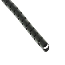 10 pcs : 3241116 - SPIRAL WRAP 0.472' X 82.02' BLK