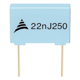 750 pcs - EPCOS B32520 Polyester Film Capacitor, 63 V ac, 100 V dc, ±10%, 1μF, Through Hole