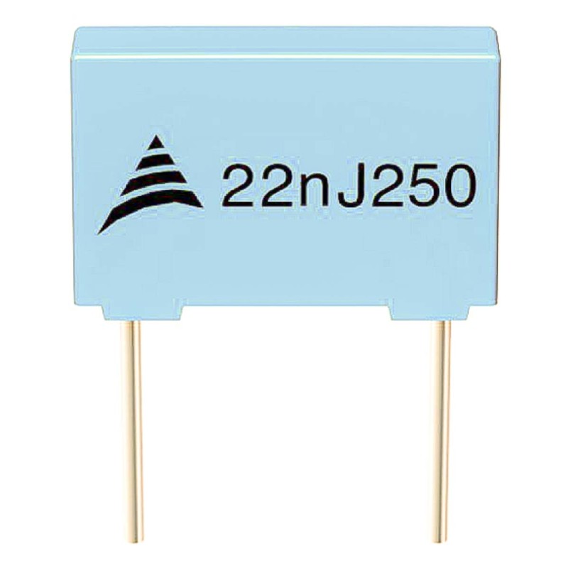 750 pcs - EPCOS B32520 Polyester Film Capacitor, 63 V ac, 100 V dc, ±10%, 1μF, Through Hole