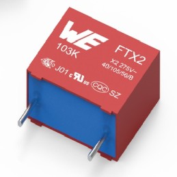 960 pcs - Wurth Elektronik WCAP-FTXX Film Capacitor, 310V ac, ±10%, 330nF, Through Hole