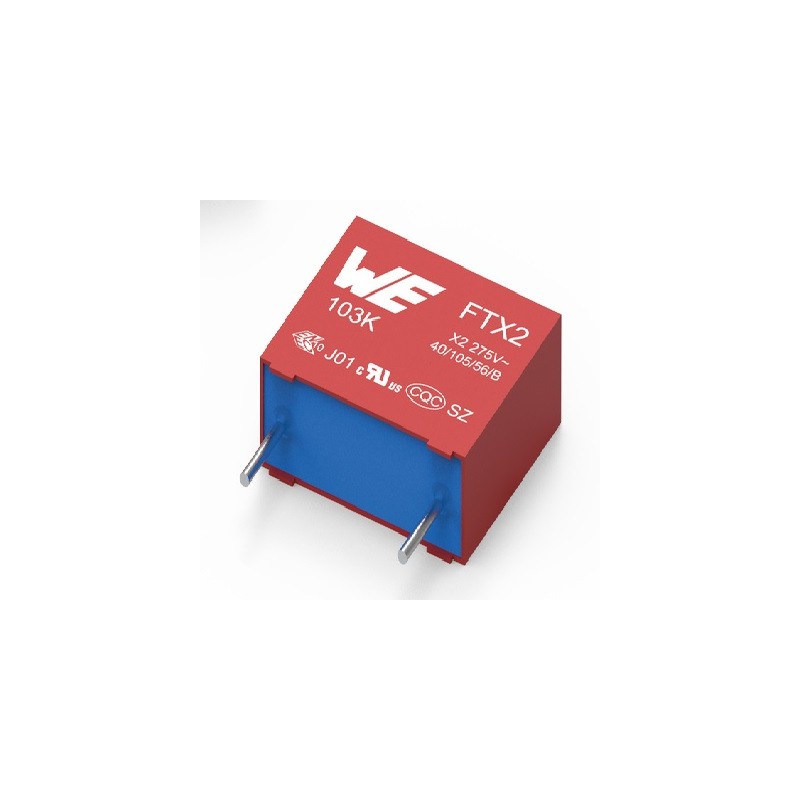 960 pcs - Wurth Elektronik WCAP-FTXX Film Capacitor, 310V ac, ±10%, 330nF, Through Hole