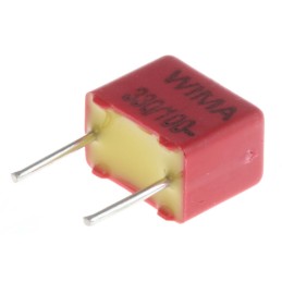 10 pcs - WIMA FKP2 Polypropylene Film Capacitor, 63 V ac, 100 V dc, ±5%, 330pF, Through Hole