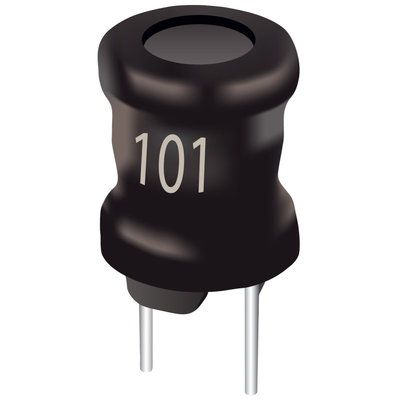 10 pcs - Bourns 10 mH ±10% Ferrite Leaded Inductor, Max SRF:300kHz, Q:40, 50mA Idc, 25Ω Rdc, RLB0913