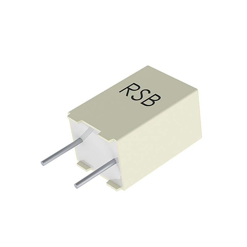 10 pcs - KEMET RSB Metallised Polyester Film Capacitor, 30 V ac, 50 V dc, ±10%, 2.2μF, Through Hole