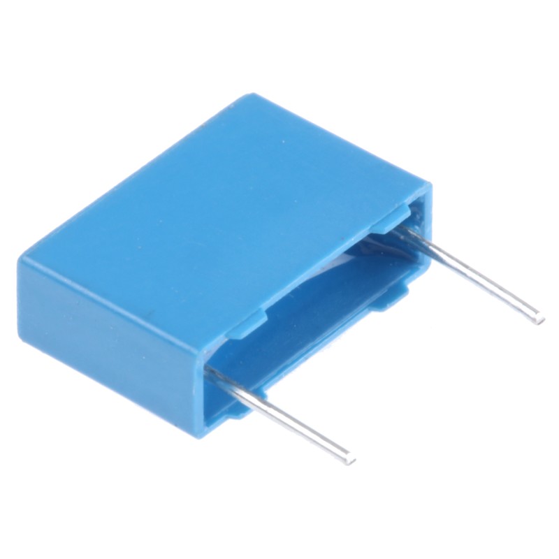 10 pcs - EPCOS B32521 Polyester Film Capacitor, 40 V ac, 63 V dc, ±5%, 1μF, Through Hole